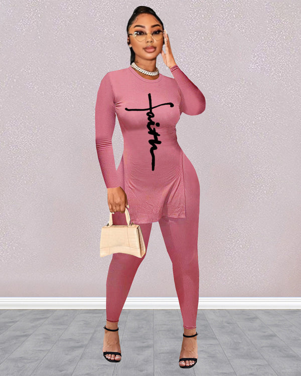 Faith 2pc Pant Set