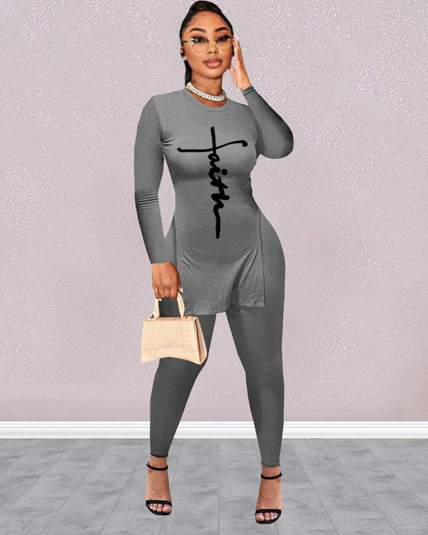 Faith 2pc Pant Set