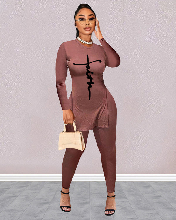 Faith 2pc Pant Set