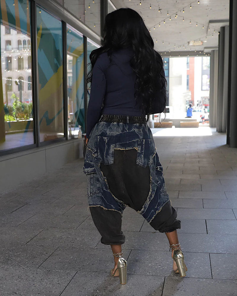 Don't Hurt Yourself Acid Wash Pants