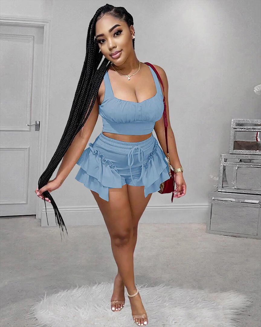 Ruffle Pants Set