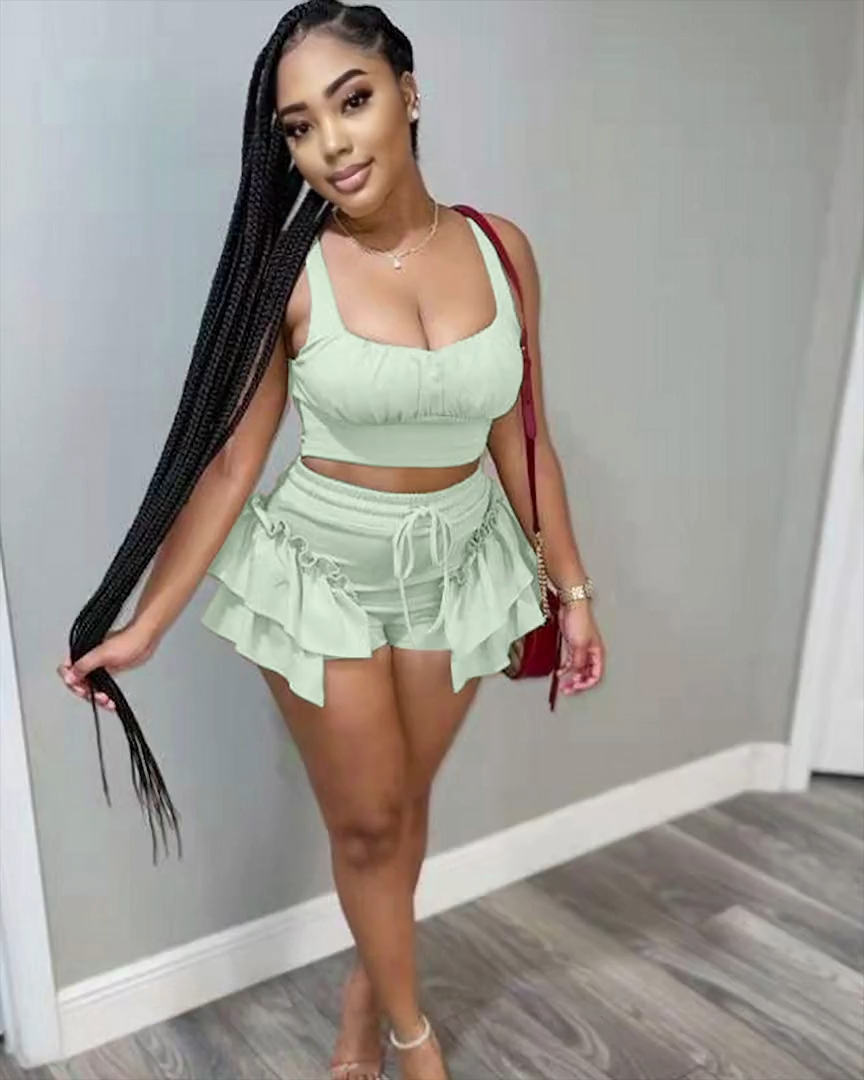 Ruffle Pants Set
