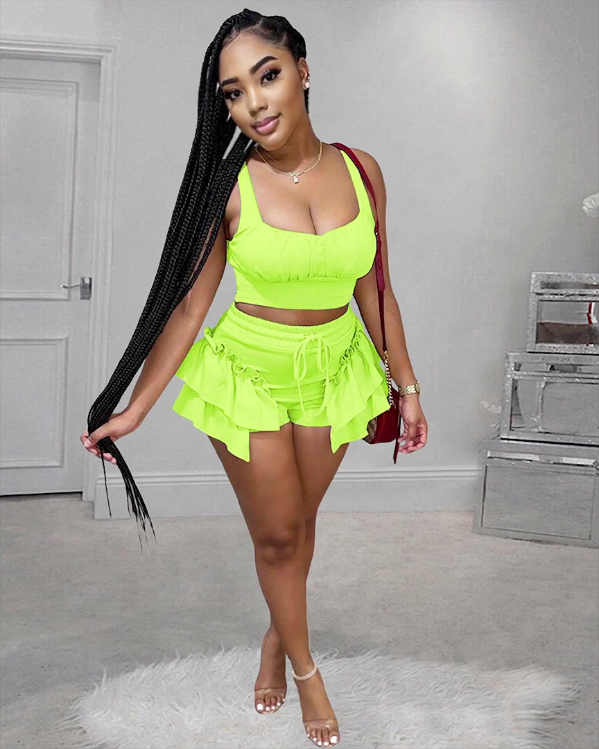 Ruffle Pants Set