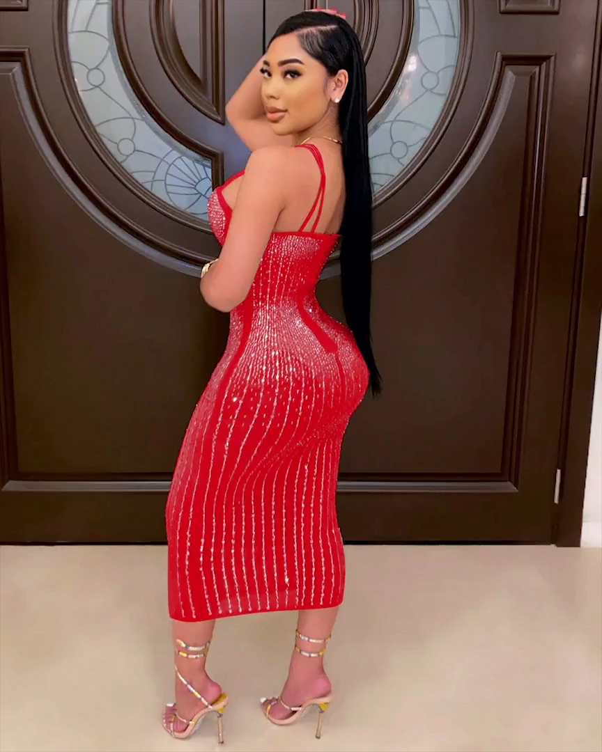 Victoriana Mesh Rhinestones Dress