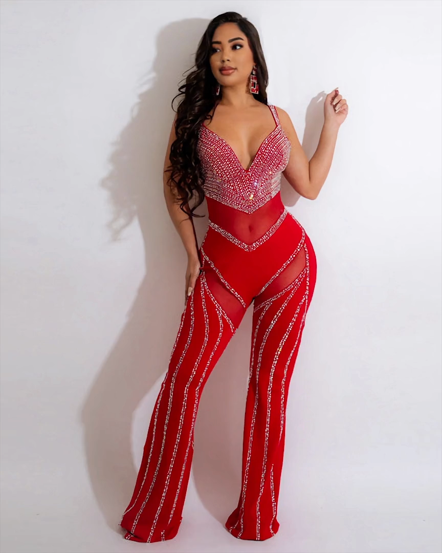 Same Old Love Sequin Jumpsuit