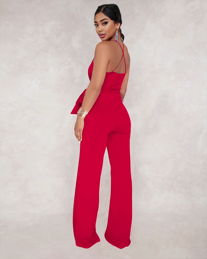 Sweetheart Plunge Jumpsuit