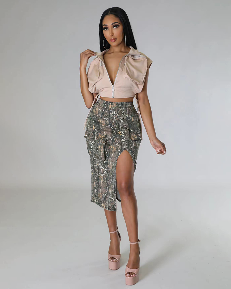 Camo Bae Skirt