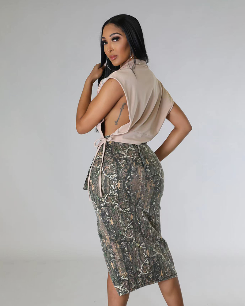 Camo Bae Skirt