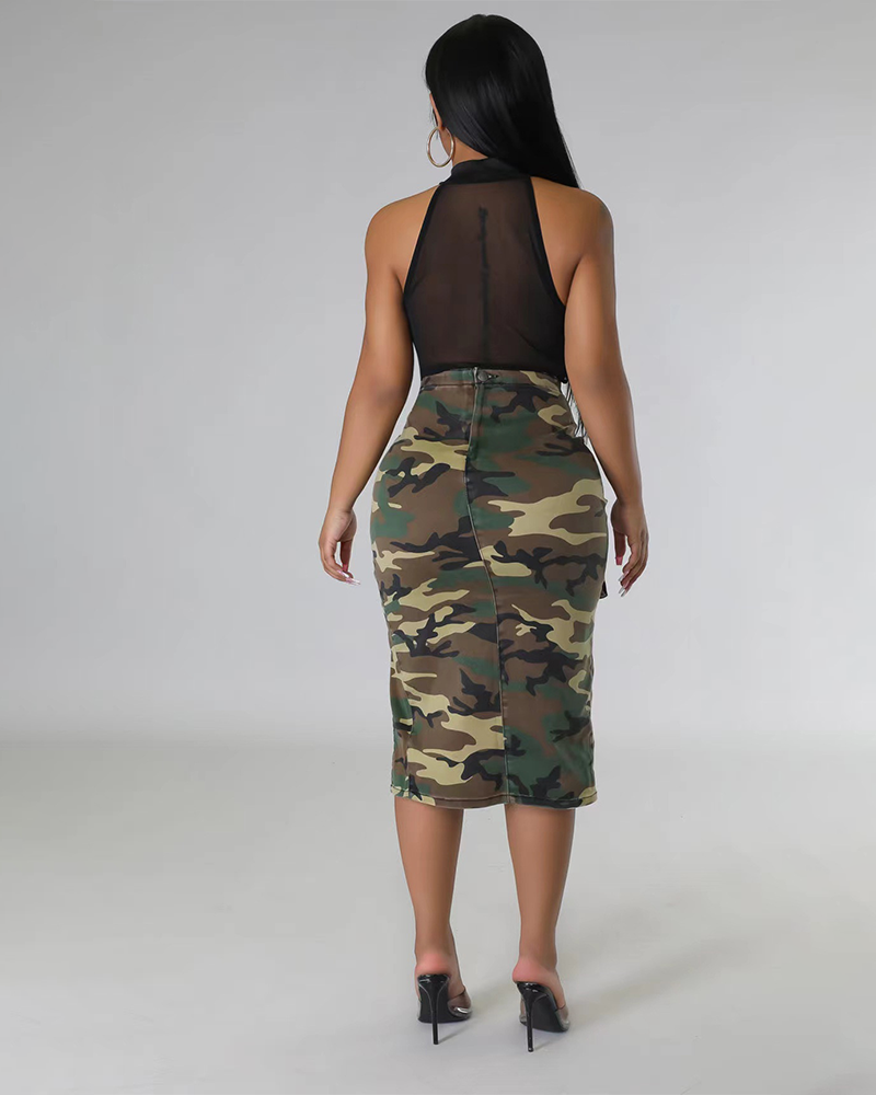Camo Bae Skirt