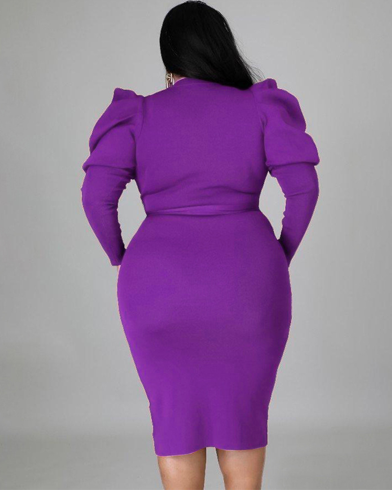 Puff Shoulder Dresses