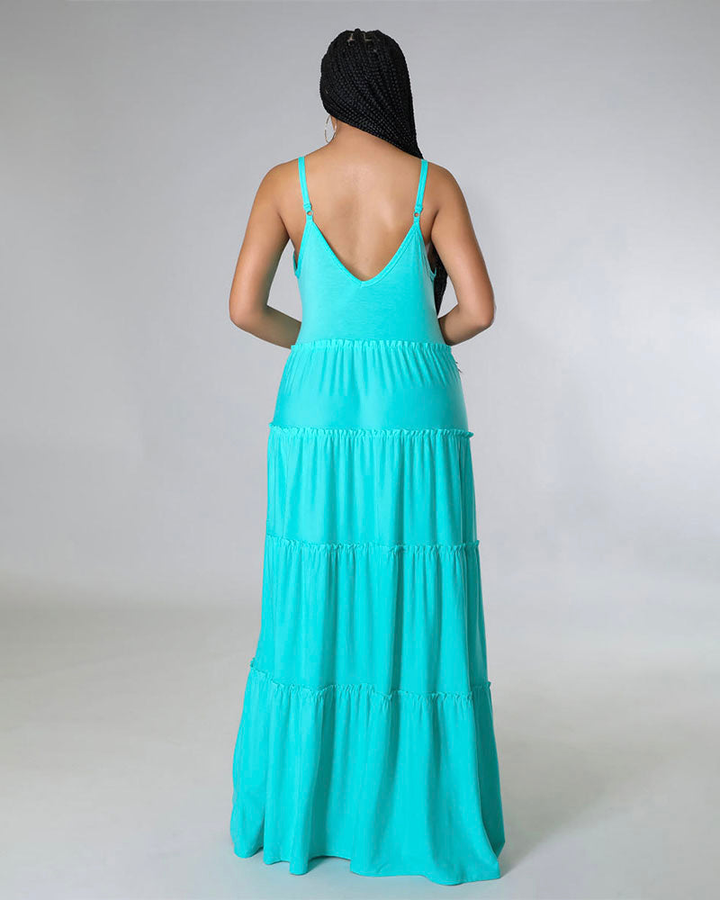 Cami Tiered Maxi Dress