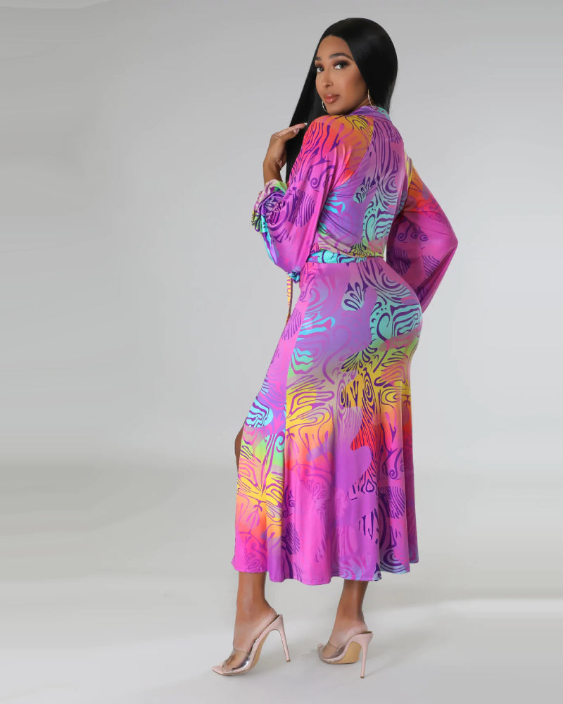 Water Ripple Skirt Set