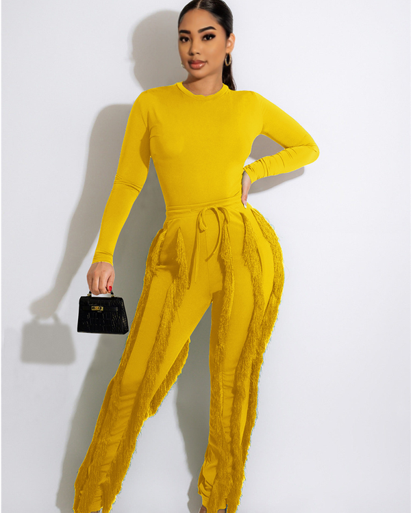 FRINGE SET (LONG SLEEVE)