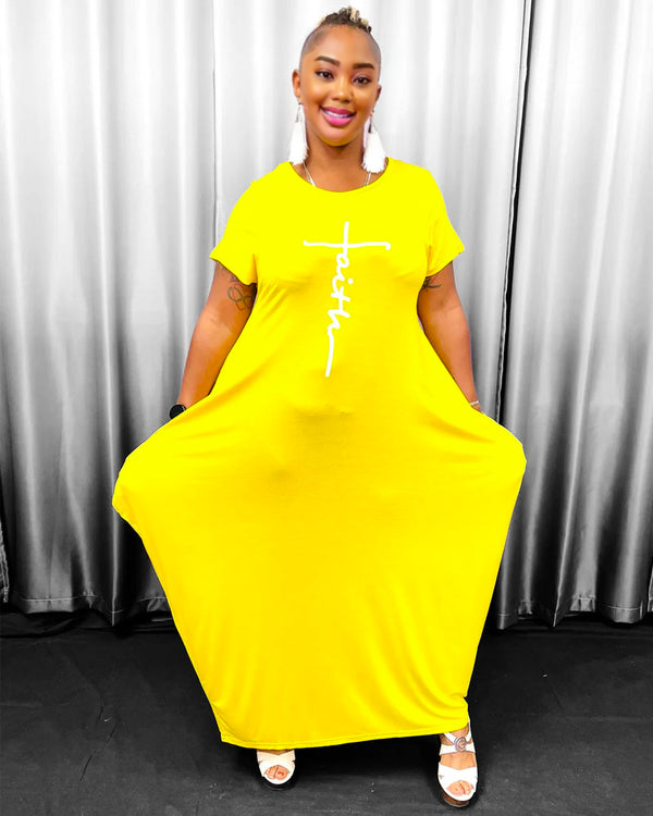 Plus Size Faith Midi Dress