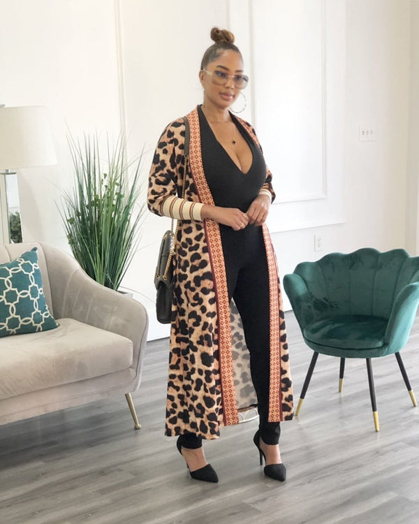 Issa Leopard Duster