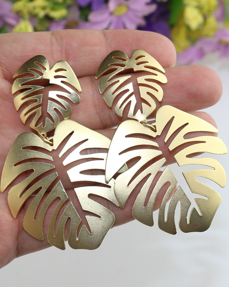 Leaf Drop Earrings