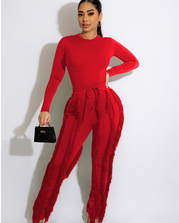 FRINGE SET (LONG SLEEVE)