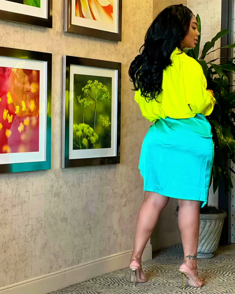 Actin Up Skirt Set