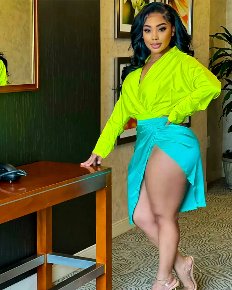 Actin Up Skirt Set