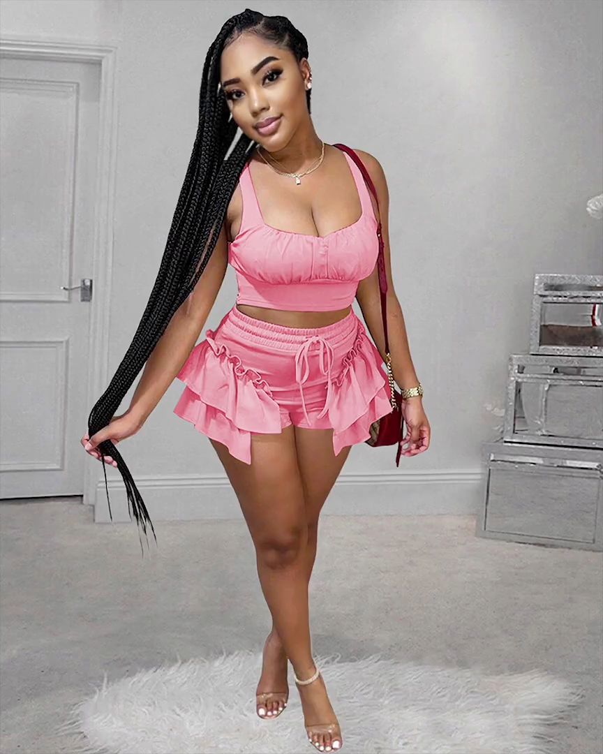 Ruffle Pants Set