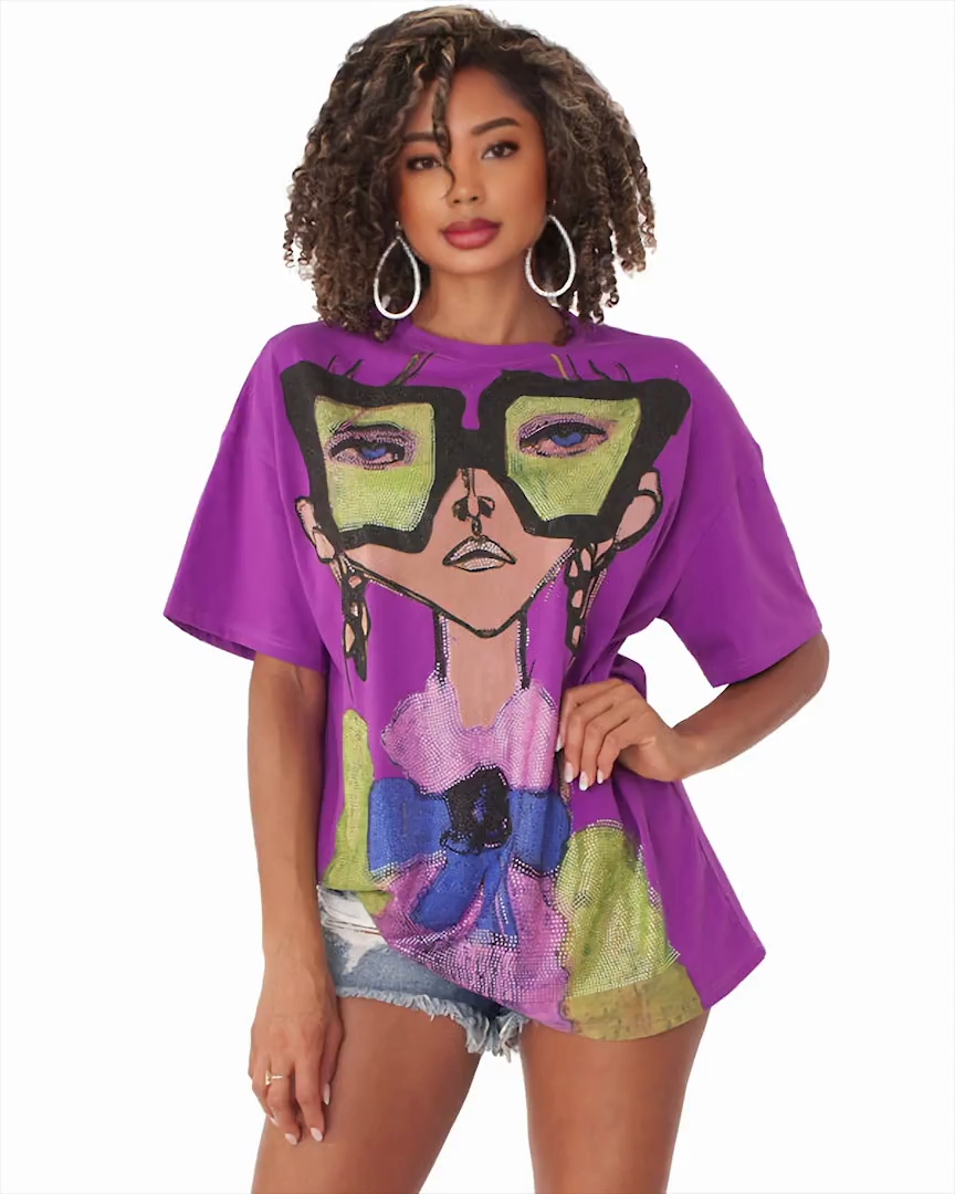 Studded Graphic Tee