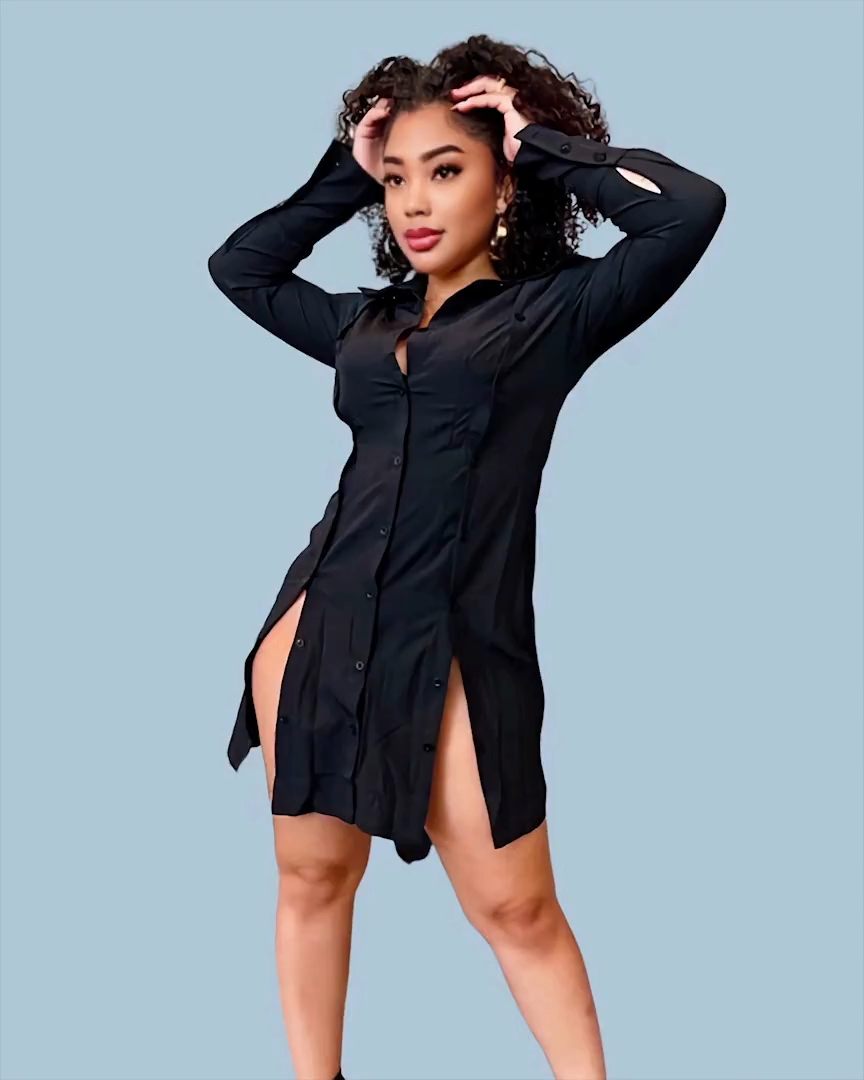 TAILORED MADE SHIRT DRESS/ TOP