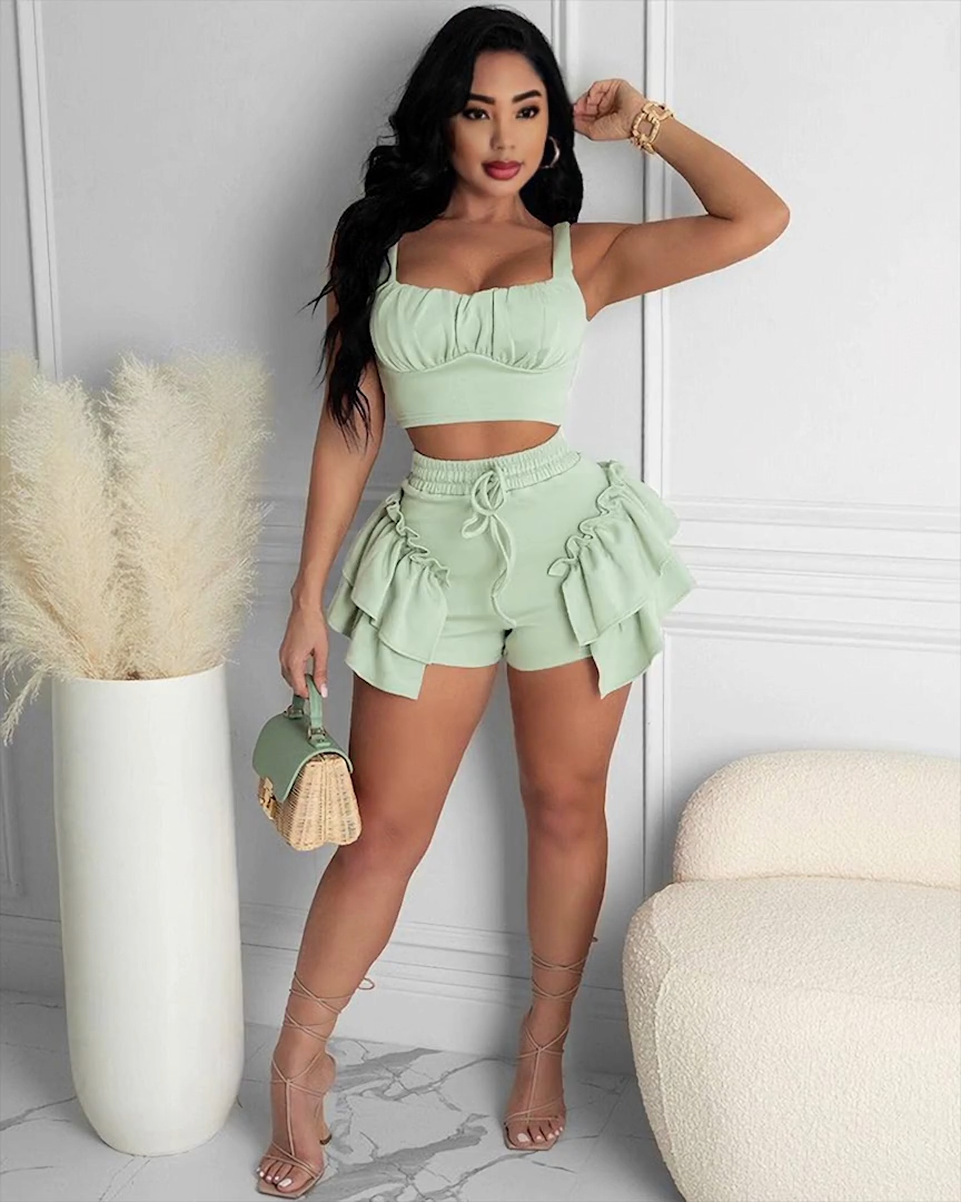 Ruffle Pants Set