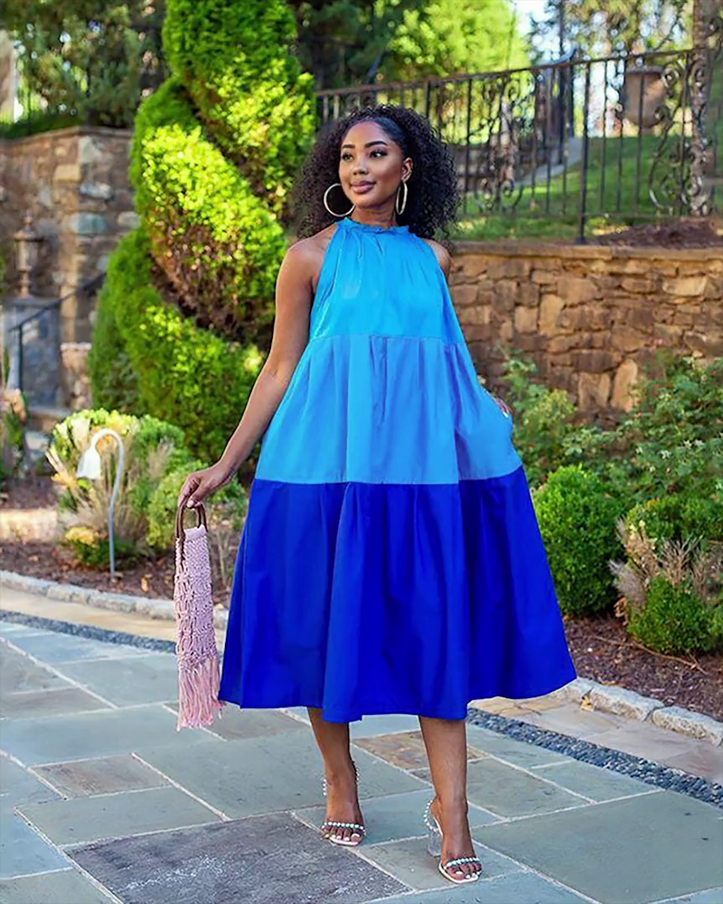 CRYSTAL SAVANNA MIDI DRESS