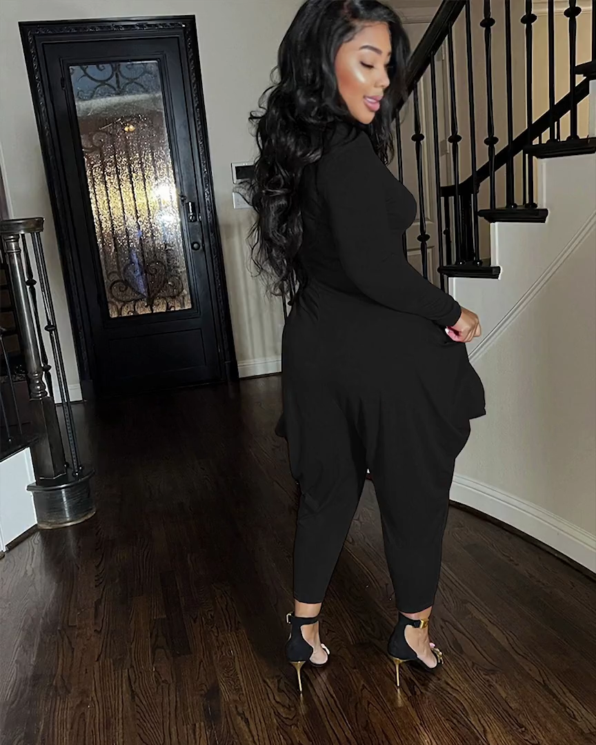 Solid Color Jumpsuit