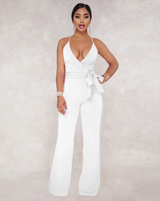 Sweetheart Plunge Jumpsuit