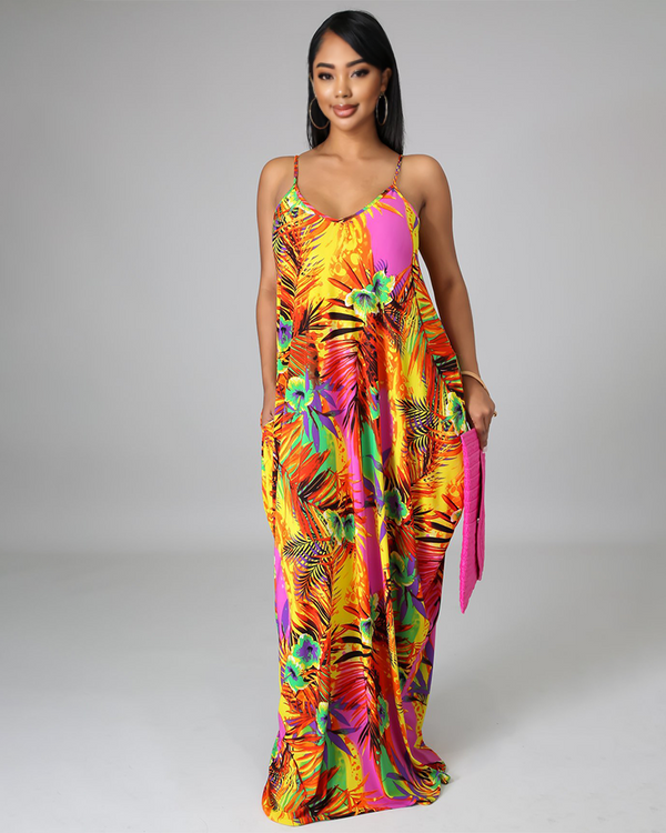 Sunshine Goddess Maxi Dress