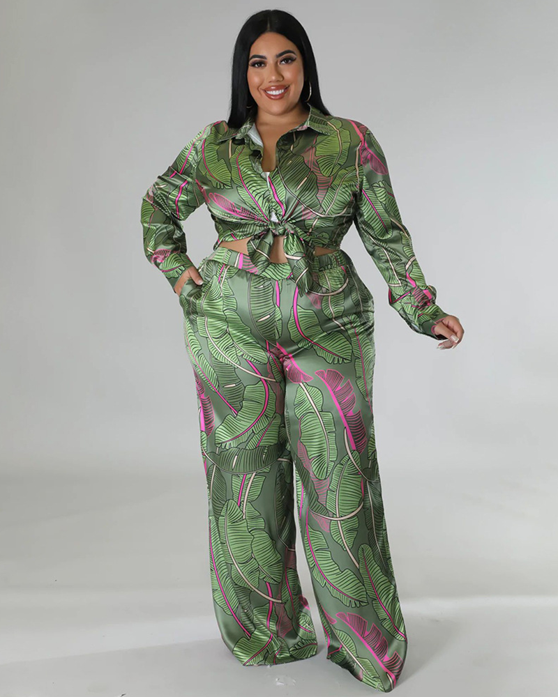 Tropical Island Pant Set