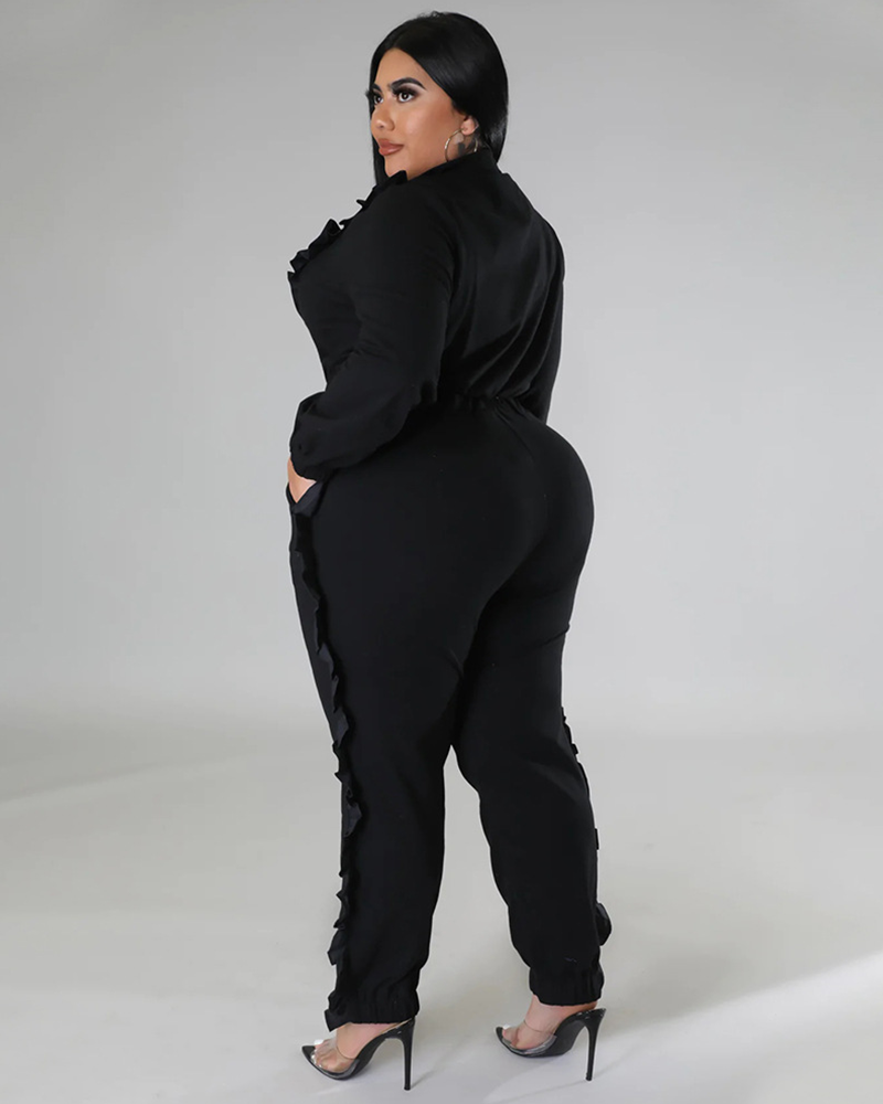 Ruffled Moments Pant Set