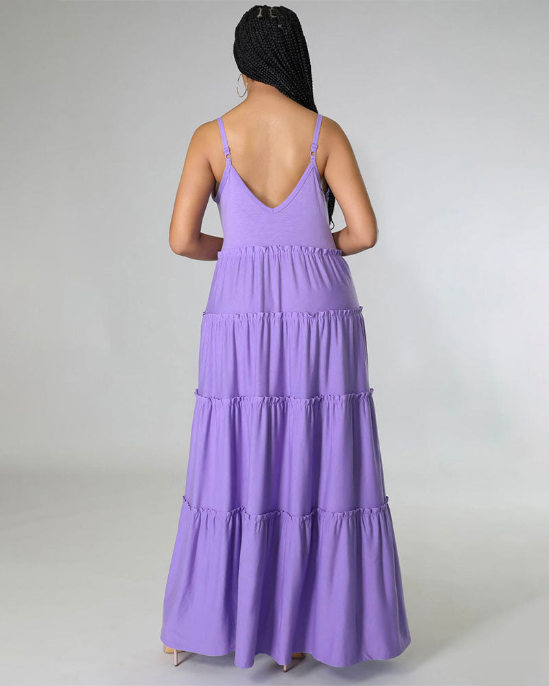 Cami Tiered Maxi Dress