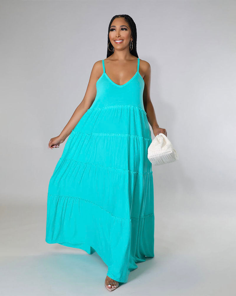 Cami Tiered Maxi Dress